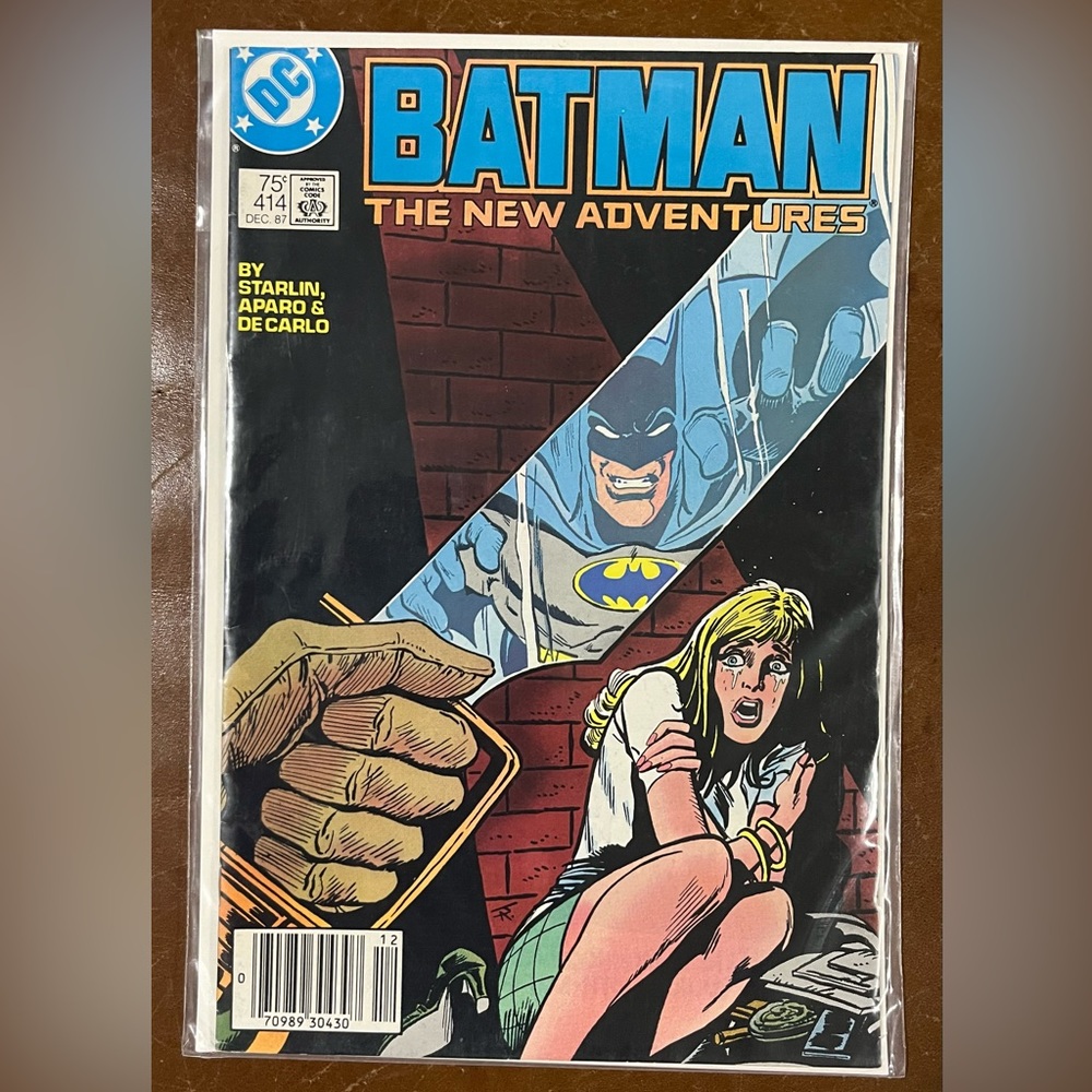 Batman New Adventure Vol 1 #414 DC Comics 1987 Newsstand 1st Print Comic Book